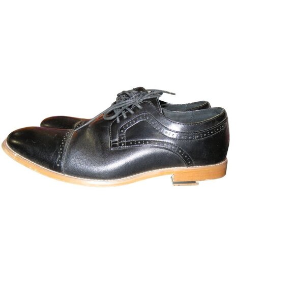 Stacey Adams Black Dickinson Leather Oxford Dress Shoes size 10.5 gorgeous! - Picture 1 of 7